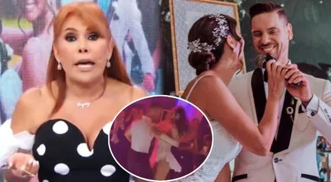 Magaly Medina no suelta a Melissa Paredes y fulmina su matrimonio con Anthony Aranda: "Boda tipo night club"