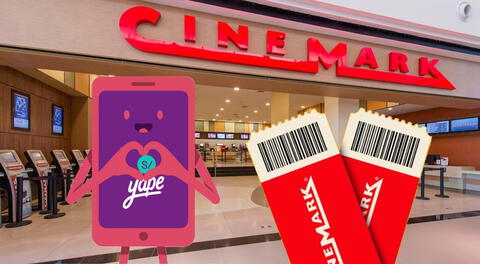 Yape anunció una exclusiva promoción con Cinemark para disfrutar del mundo del cine a S/5.