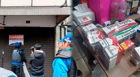 Cigarrillos de contrabando fueron incautados el locales de Pueblo Libre, San Borja y el Cercado de Lima.