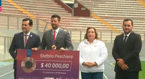 Stefano Peschiera recibió cheque de Dina Boluarte.