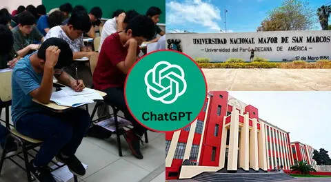 Conoce el puntaje de ChatGPT tras rendir las pruebas de la UNMSM y UNI.