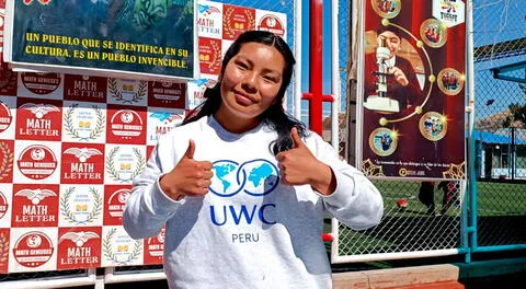 Estudiante Milagros Espinoza desea contribuir en la descontaminación del lago Titicaca.