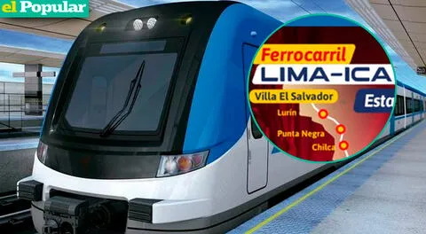 Nuevo tren de Lima a Ica.