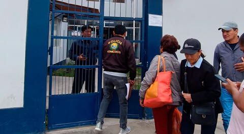 Agentes policiales investigan este doble crimen ocurrido en Ferreñafe, Lambayeque.