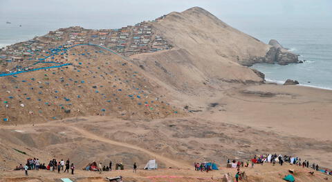 Hallan restos humanos en descomposición dentro de saco en el Morro Solar de Chorrillos