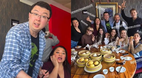 Phillip Chu Joy se luce al invitar a almorzar a todos sus compañeros de 'El Gran Chef: Famosos'