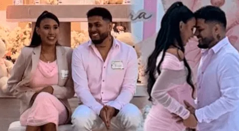 Samahara Lobatón y Bryan Torres se muestran como pareja en el baby shower de su bebé pese a separación.