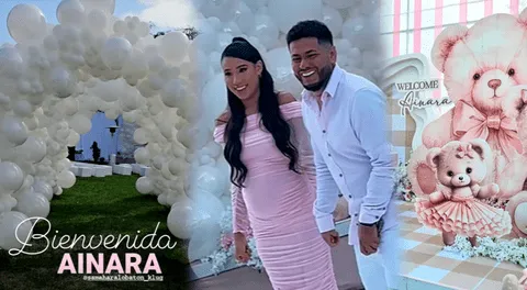 Samahara Lobatón y Bryan Torres: Mira al detalle toda la lujosa decoración de su baby shower