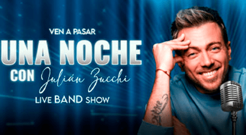 Julián Zucchi hará un show en el Centro de Convenciones Bianca.