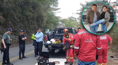 Minivan cae al abismo y desata la muerte de pareja de esposos: chofer sobrevivió y pidió ayuda en plena carretera desolada de Pozuzo