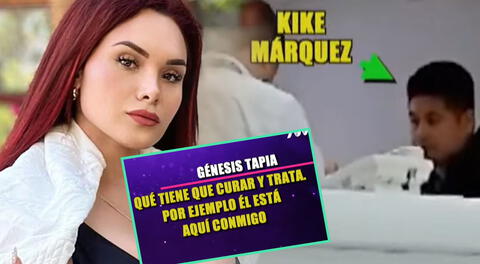 Kike Márquez es grabado en la clínica donde está internada Génesis Tapia tras hacerla llorar EN VIVO y Magaly Medina se indigna