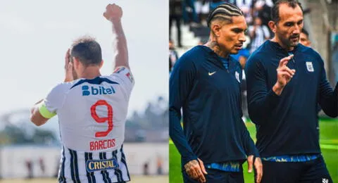 Hernán Barcos reveló que está dispuesto a cederle la camiseta número 9 a Paolo Guerrero.