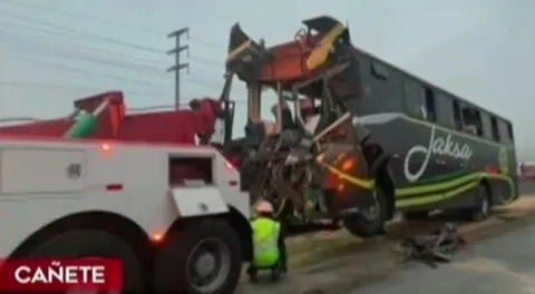 Accidente en Cañete: 15 heridos y 2 muertos deja tragedia en el KM 106 de la Panamericana Sur