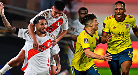 Perú y Colombia se enfrentan: Conoce las alineaciones que definirán el camino