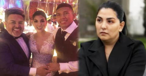 Cómo apareció Andres Hurtado en la boda de Ana Siucho y Edison Flores.