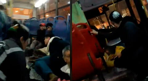 Nuevo atentado contra empresa "La P": Video muestra el momento de terror que vivieron los pasajeros a bordo en pleno ataque