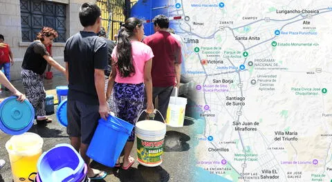 Corte de agua en varios distritos de Lima para este martes 10 de septiembre.