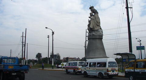 Monumento de la Virgen del Carmen será removida por obras del aeropuerto Jorge Chávez.