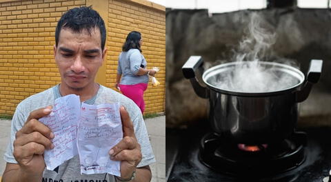 El padre del menor edad pide apoyo para gastos médicos y útiles de aseo.