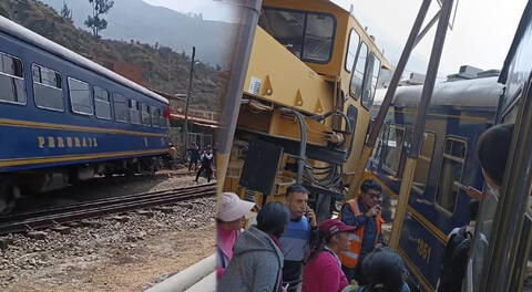 Accidente en Cusco: tren de PeruRail se descarrilló con decenas de pasajeros a bordo en Ollantaytambo