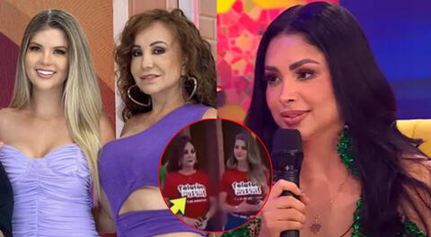 La peculiar reacción de Janet y Brunella al ver a Pamela Franco: “Echaban fuego de los ojos”, dijo Peluchín