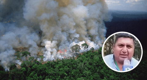 Incendio forestal en Amazonas deja 7 muertos: periodista se quiebra EN VIVO al pedir auxilio en pleno siniestro