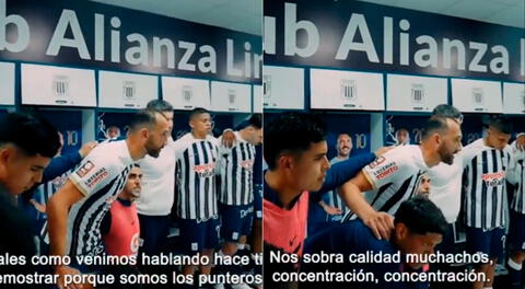 Hernán Barcos habló como capitán de Alianza Lima.