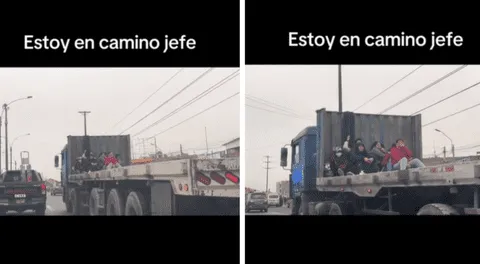 Peruanos buscan llegar al trabajo en paro de transportistas y se las ingenian de singular manera