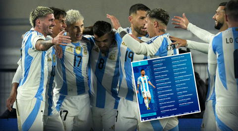 Lista de 27 convocados por Scaloni a la selección de Argentina con Messi: novedades y ausencias