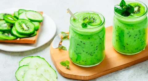 Jugo de pepino, perejil y kiwi: cómo prepararlo y aprovechar sus propiedades