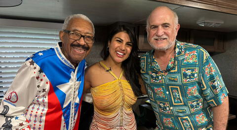 Brunella Torpoco junto a El gran combo de Puerto Rico.