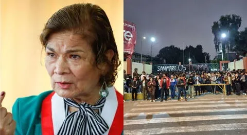 Rectora Jeri Ramón se entera EN VIVO de la toma de San Marcos mientras los alumnos son atacados: "recién llegó a mi casa"