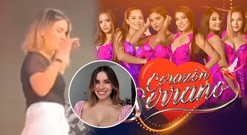 Fiorella Retiz impacta con sus pasos prohibidos y movimientos en concierto de Corazón Serrano.