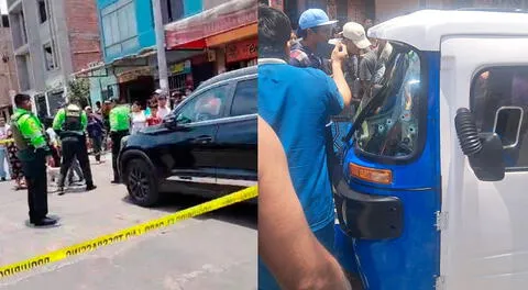 Sicarios asesinan de varios disparos a mototaxista en Villa El Salvador.