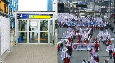 La ATU informó el cierre temporal de algunas estaciones del Metropolitano debido a protestas de este jueves 24 de octubre en Lima.