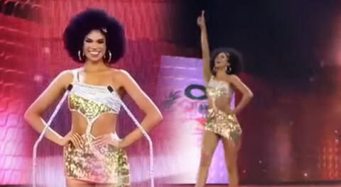 Arlette Rujel deslumbra con efusivo grito en su primera aparición en la final del Miss Grand Internacional