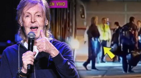 El preciso instante en el que Paul McCartney llega a Lima para su concierto en el Estadio Nacional