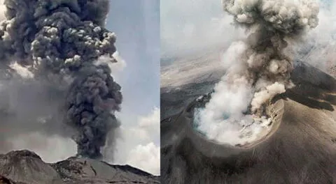 Explosiones del Volcán Sabancaya preocupa a distritos de Arequipa.