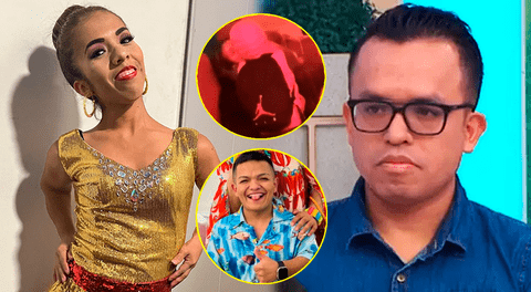 Chikipluna olvida a Chikiplum y se da apasionado BESO con Kiwi, actor cómico del Reventonazo de la Chola