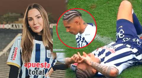 Ana Paula Consorto estuvo con Paolo Guerrero en la final del Torneo Clausura apoyando a Alianza Lima.