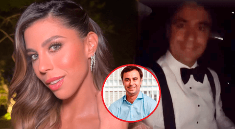 Alondra García Miró se luce con su novio Francisco Alister en boda.