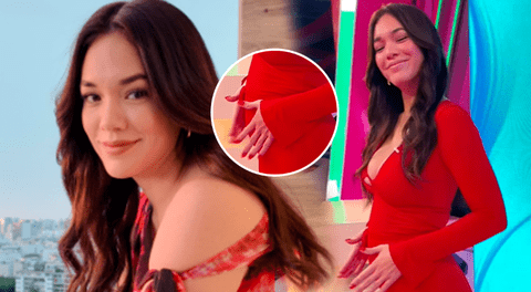 Jazmín Pinedo muestra su real pancita tras terminar 'Más Espectáculos'.