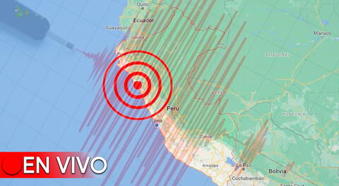 Conoce EN VIVO los temblores que ocurren en el Perú, según IGP.