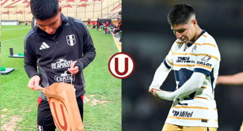 Universitario sorprende a Piero Quispe con tierno gesto por ser padre por primera vez.