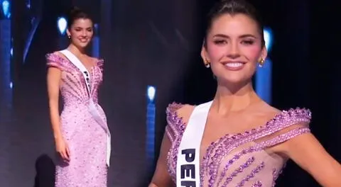 Tatiana Calmell hizo vibrar el estadio de México con su pasarela.