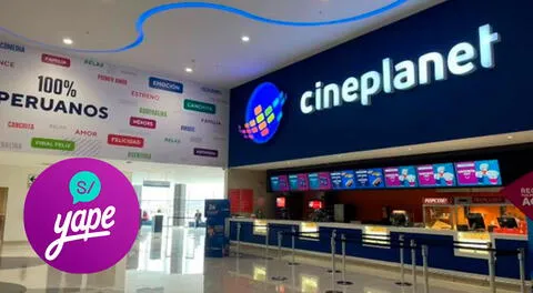 Yape ofrece una promo para Cineplanet