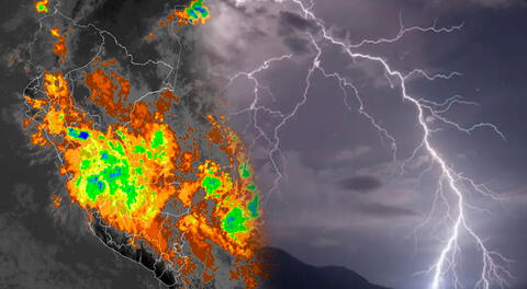 Conoce la región del Perú que registrará descargas eléctricas.