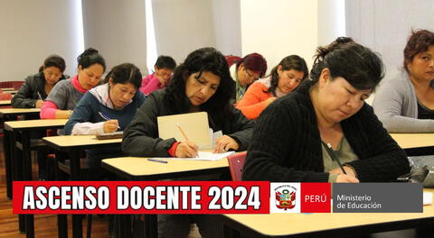 Este domingo 24 de noviembre se llevará a cabo la Prueba Nacional del concurso nacional Ascenso Docente 2024 del Minedu.