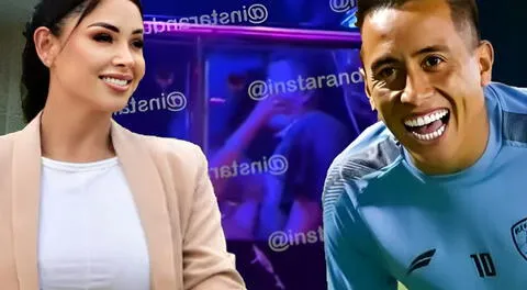 Pamela Franco y Christian Cueva se besan en la boca por PRIMERA VEZ delante del público en cumpleaños de 'Aladino'.