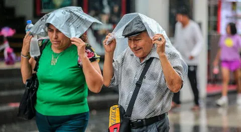 Lluvia se presentará durante el fin de semana en regiones de la costa.